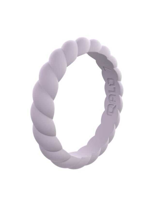 Women's Stackable Twist Silicone Ring