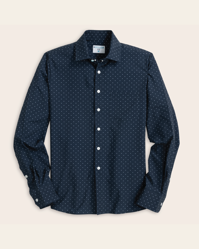 Range Shirt - White w/ Mauve Windowpane