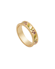 Gold Blackberry Bramble Ring