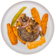 Grilled Mushroom Burger