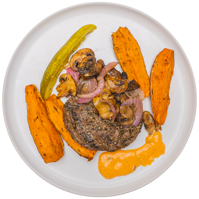 Grilled Mushroom Burger