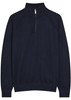 Quarter-zip knit jumper
