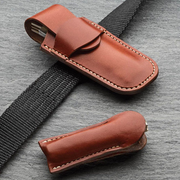 Bushcraft Chisel Knife - G10 Handle and Leather Sheath