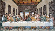 Leonardo da Vinci Last Supper Reproduction Mosaic | Luxury Handcrafted Art