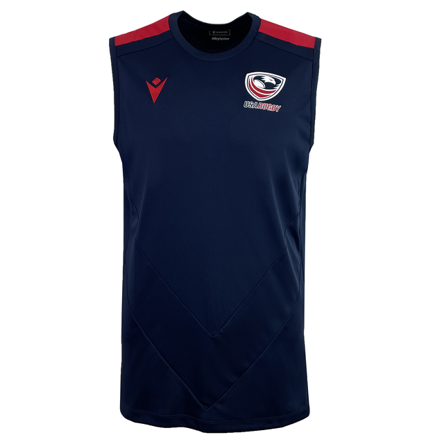 USA Rugby 25 Player Training Singlet by Macron