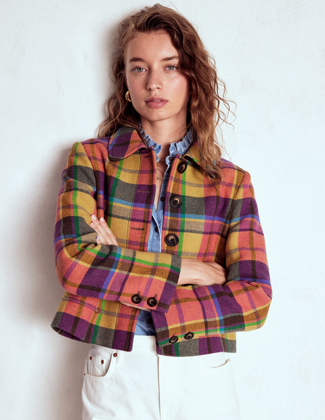 Knightsbridge Wool Jacket-Multi Check