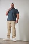 BadRhino Big & Tall Stone Brown Elasticated Waist Chinos