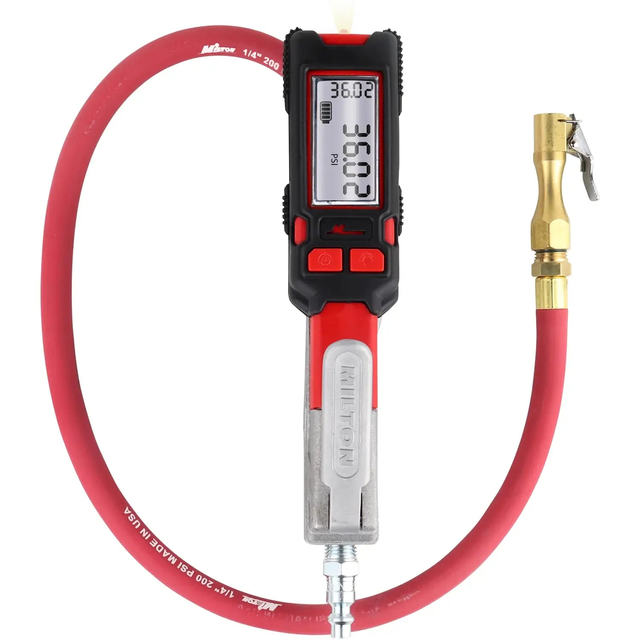 NEW & IMPROVED - s-581e EZ-LOCK™ Air Chuck Precision Digital Tire Inflator & Pressure Gauge (0-160 PSI), Extreme ± 0.25% Accuracy