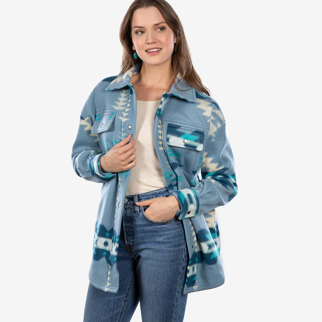 Fornia Apparel Inc Cobalt Canyon Shacket