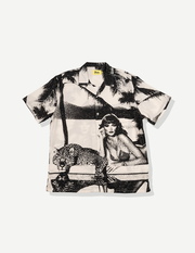 Pool Cat Buttonup - Black