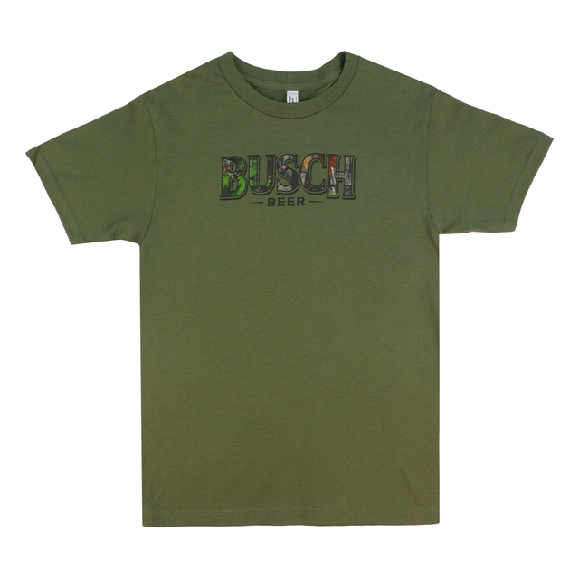 Busch Earth Camo Logo T-Shirt