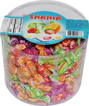 Center Filled Soft Chewy Candy, Assorted Fruits (Shahia) 800g