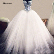 Sheer Illusion Sexy African Wedding Gowns Off Shoulder