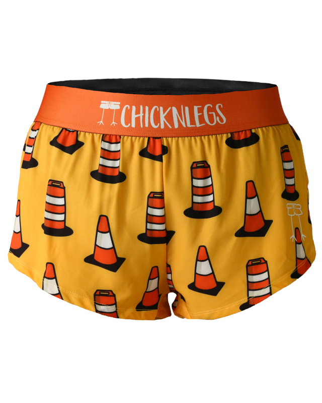 Women's Traffic Cones 1.5" Split Shorts