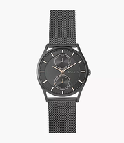 Holst Multifunction Charcoal Steel Mesh Multifunction Watch