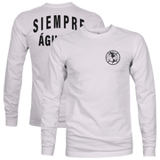 Club America 1863FC  Back Team Arch Long Sleeve T-Shirt - Gray