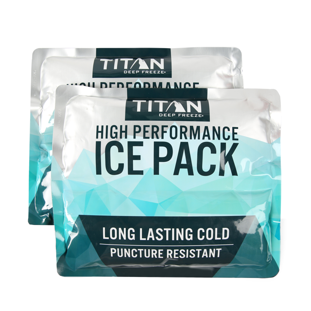 Set of 2 High Performance Cooler Ice Packs (600g)