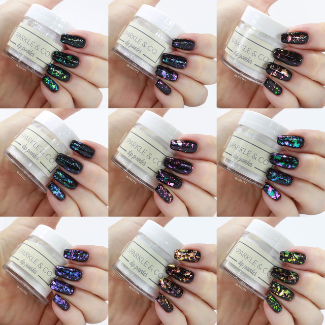 Dip Powder: dp.103 Clear Dip with Flexie Flakies