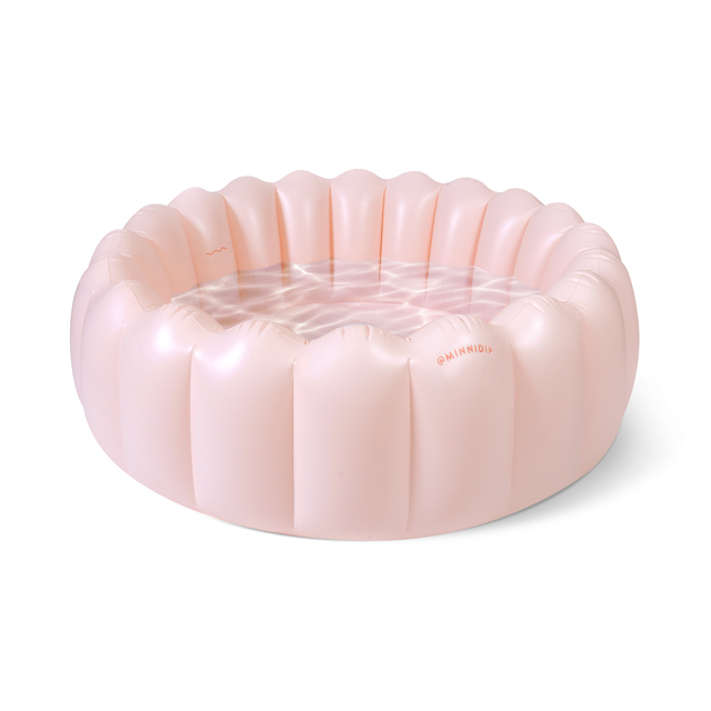 the BLUSH Tufted Luxe Inflatable Pool