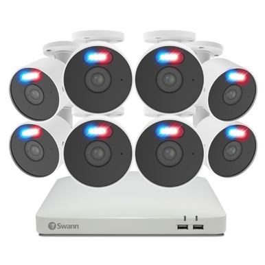8 Camera 8 Channel 1080p Full HD Audio/Video DVR Security System | SWDVK-84880W8AOC