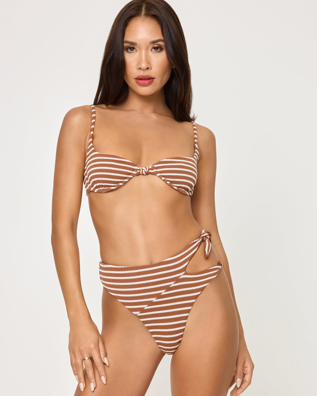 Tulip Bikini Top - Brown Sugar