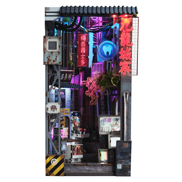 [Pre-Order] Kowloon Walled City 2049 Book Nook Kit | Ships out 15th August