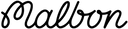 Malbon Golf logo