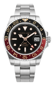 Aquadiver GMT Automatic Black & Red