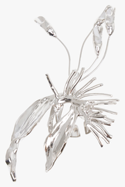 Floral Detail 3D Ring | Silver