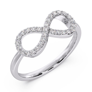 Mary Infinity Diamond Ring