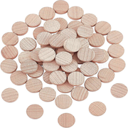 Beech Wooden Round Pieces, DIY Accessories, BurlyWood, 1.5x0.5cm, 50pcs/bag