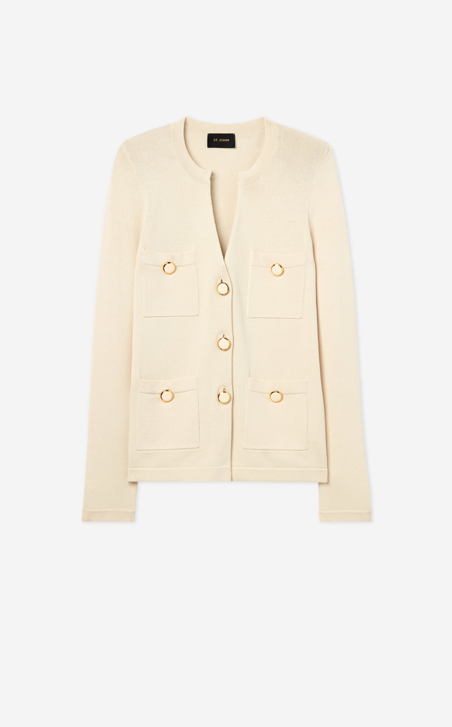 Santiago Knit Button Jacket