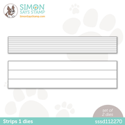 Simon Says Stamp STRIPS 1 Wafer Dies sssd112270 *