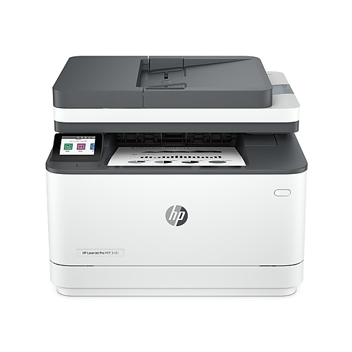 HP LaserJet Pro MFP 3101sdw Wireless Black & White All-in-One Laser Printer, Scanner, Copier, Best for Office (9D2X4F)