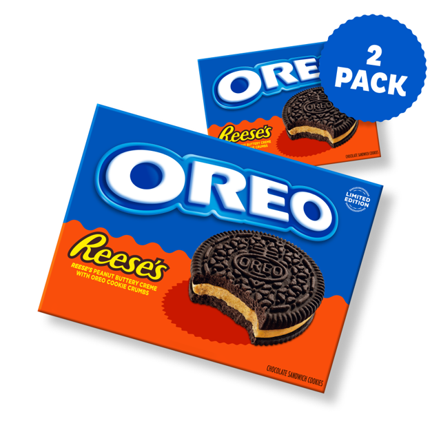 Peanut Buttery Creme Chocolate Sandwich Cookies, Limited Edition, 2 Pack