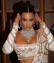 Kim’s India Glam: White Look