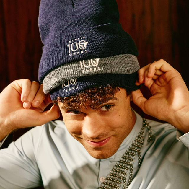 Centennial Knit Beanie with Embroidery