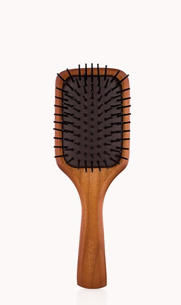 aveda wooden mini paddle brush