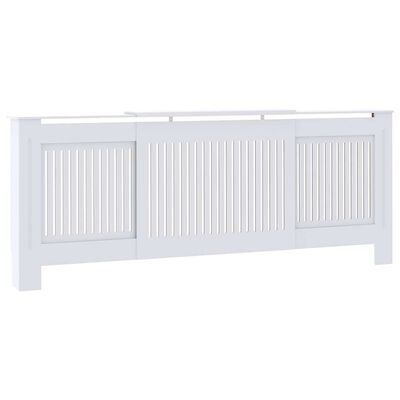 vidaXL MDF Radiator Cover White 80.7"