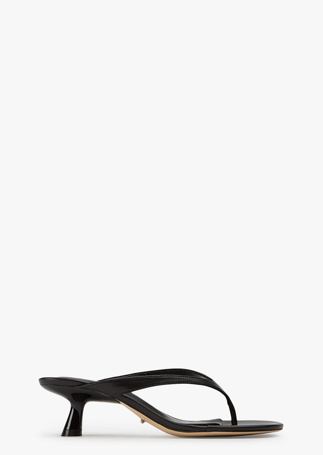Krista Black Nappa Heels