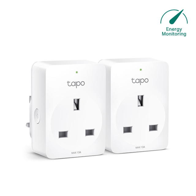 Energy Monitoring Wi-Fi Plug, Tapo P110 2-pack