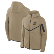 Men's New York Yankees  Nike Tan Tech Fleece Windrunner Full-Zip Hoodie Jacket