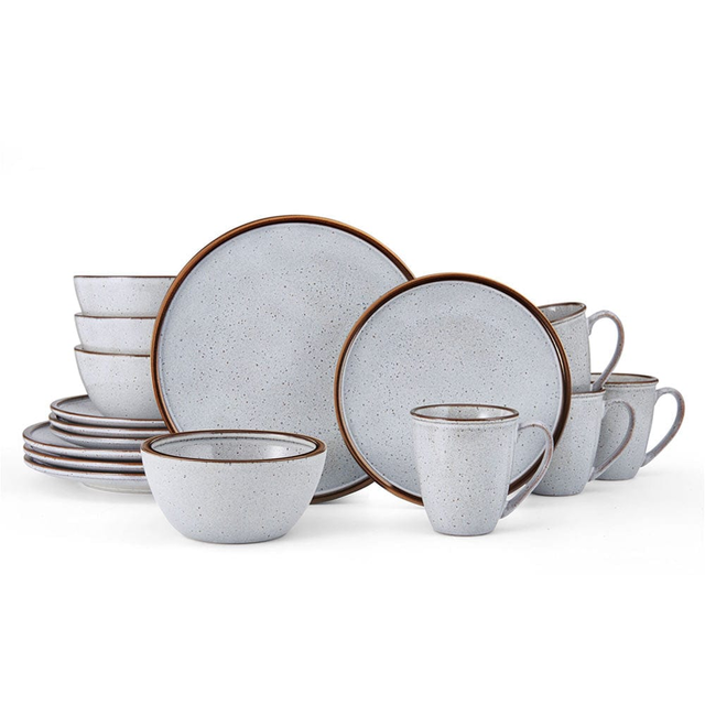 Barrett White 16 Piece Dinnerware Set, Service for 4