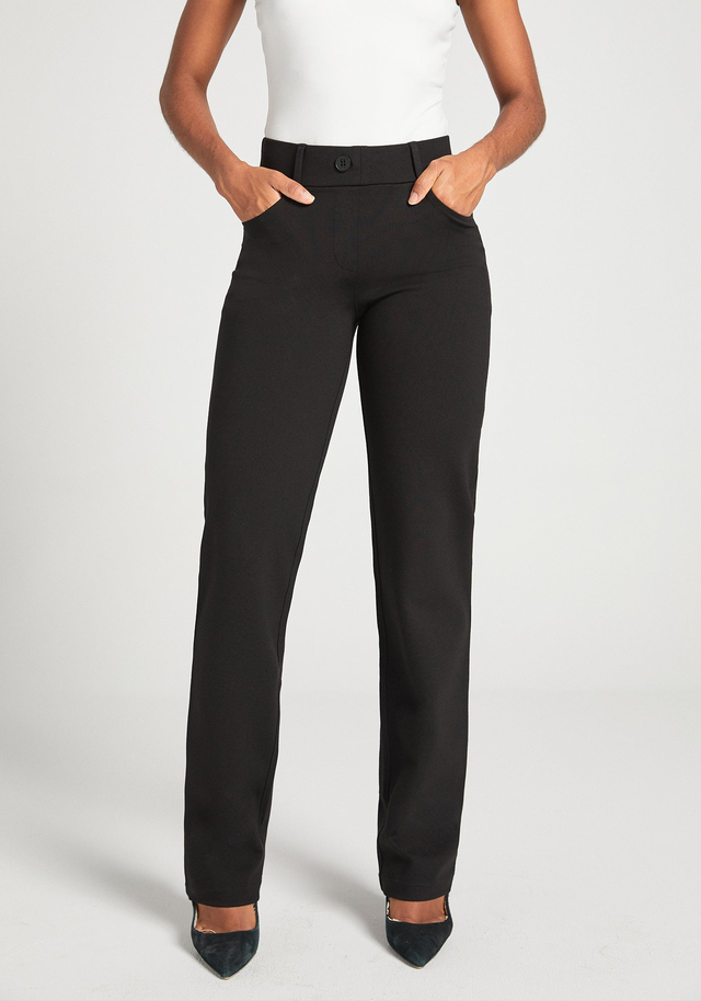 7-Pocket DPYP™ Dress Pant Yoga Pant | Straight (Black)