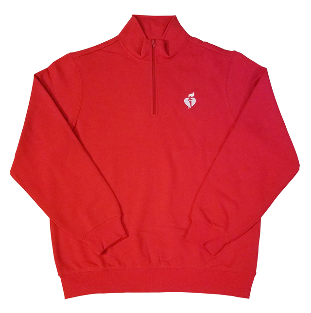 AHA Unisex 1/4 Zip, Embroidered