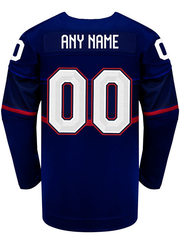 Nike USA Hockey Away 2022 Olympic Personalized Jersey