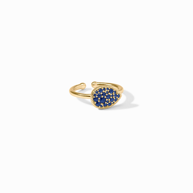 Pavé Teardrop Stacking Ring