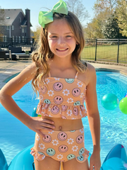 Sun kissed Smiles Ruffle Tankini Swimsuit