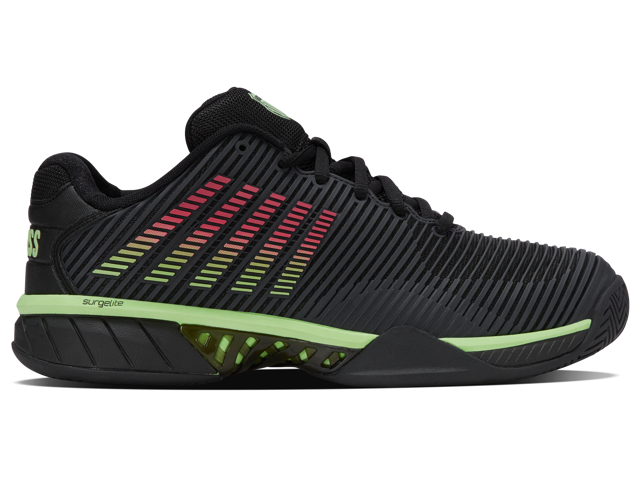 06806-034-W | HYPERCOURT EXPRESS 2-2E | BLACK/SOFT NEON GREEN/NEON LAVA