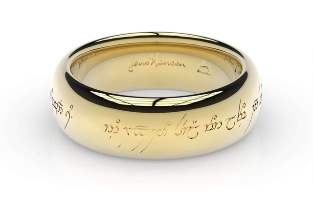 [3D Test] Elvish Love Ring Yellow Gold 9ct Yellow Gold / Outside Only